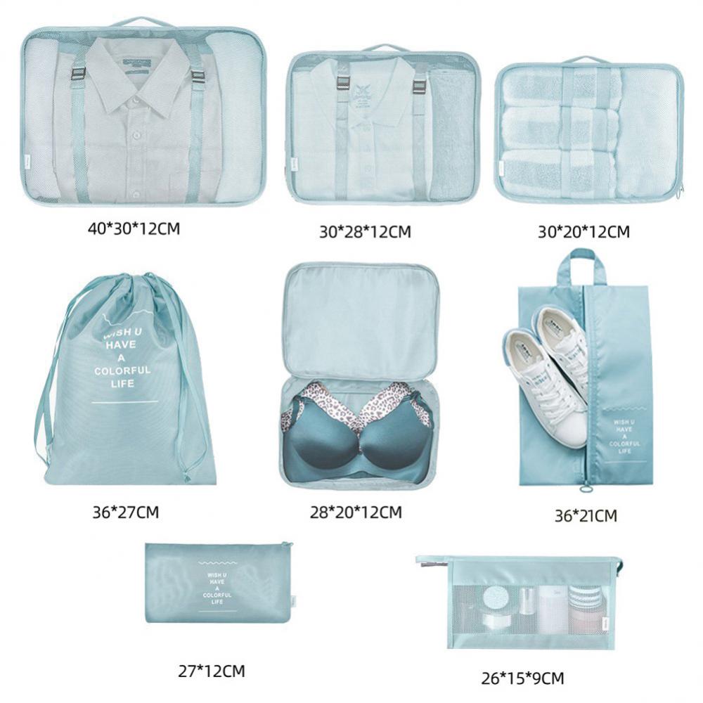 Travel Packing Cubes — 6 or 8 Piece Set